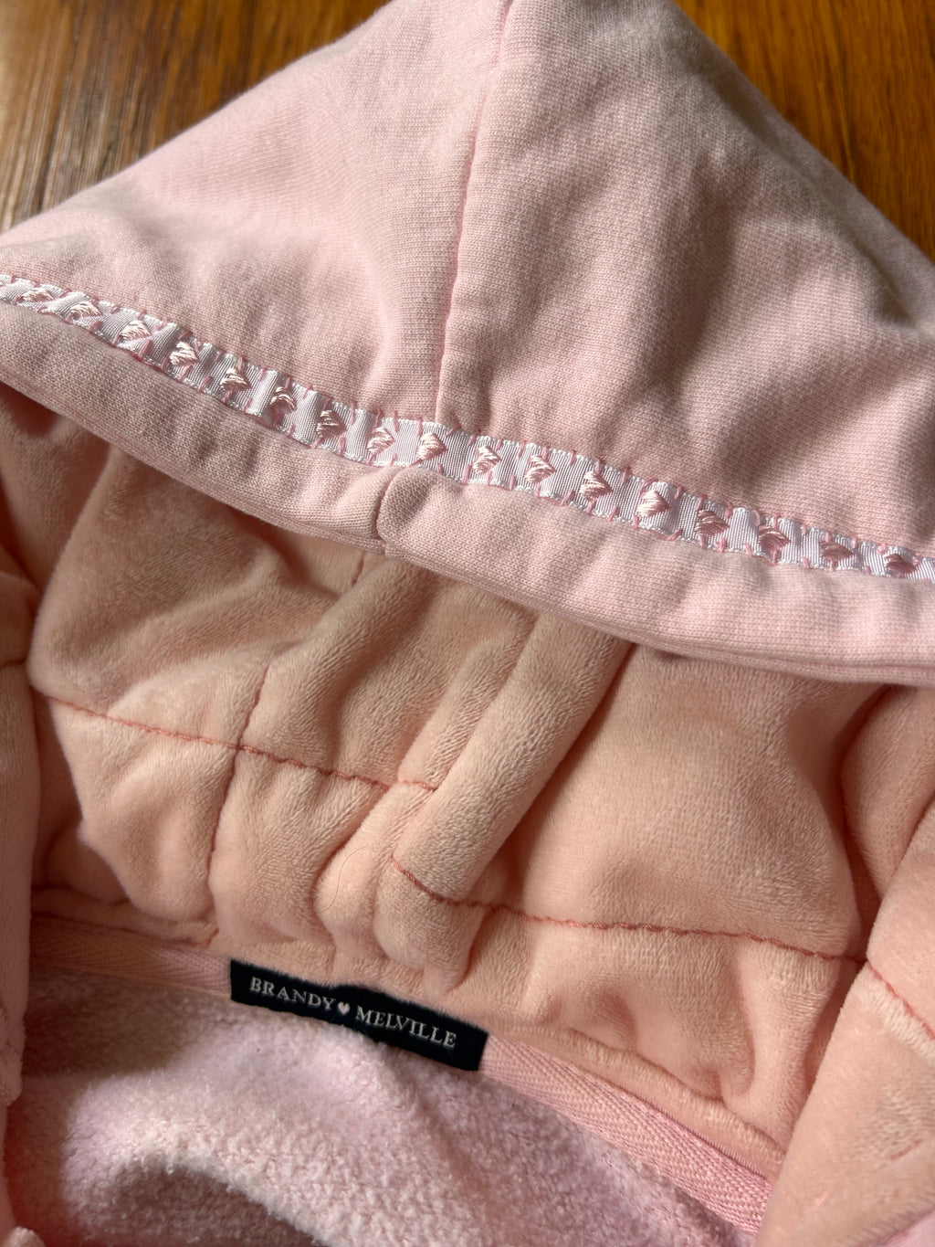 Upcycled Pink Quilted Zip-up
