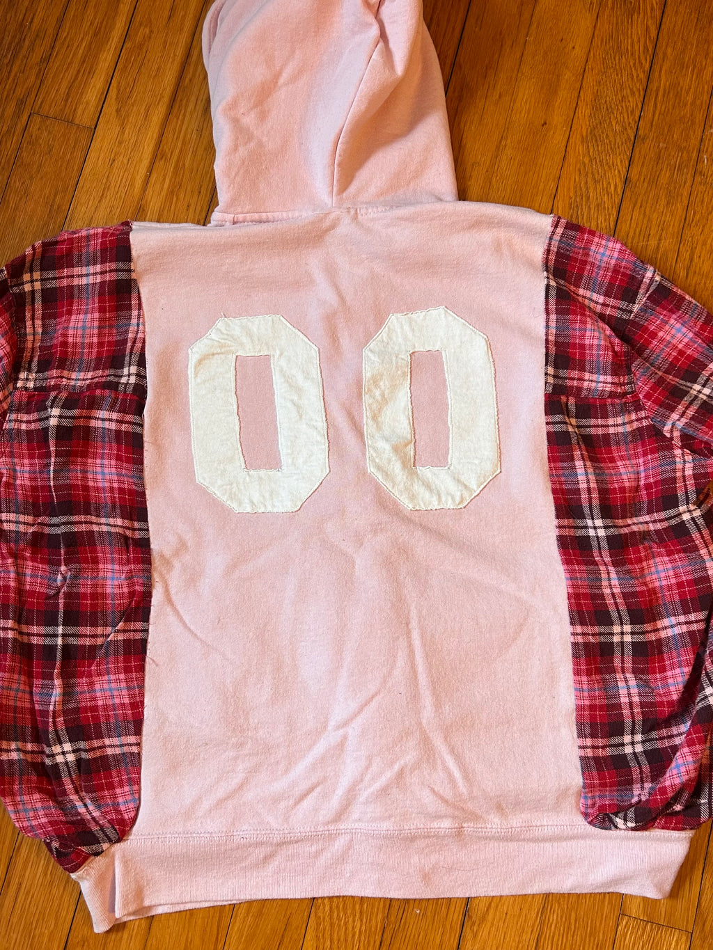 Upcycled Patriots zip-up